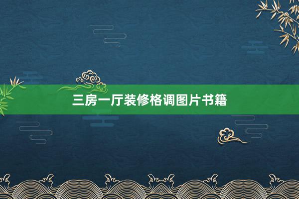 三房一厅装修格调图片书籍